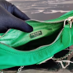 Prada Green Nylon Re-Edition 2005 Shoulder Bag - Image 7
