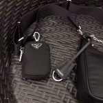 Prada Re-Edition 2005 Shoulder Bag In Black Nylon - Image 2