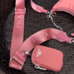 Prada Re-Edition 2005 Shoulder Bag In Pink Nylon - Image 2