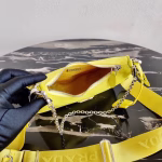 Prada Pineapple Yellow Nylon Re-Edition 2005 Shoulder Bag - Image 8