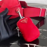 Prada Red Nylon Re-Edition 2005 Shoulder Bag - Image 5