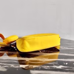 Prada Yellow Nylon Re-Edition 2005 Shoulder Bag - Image 3