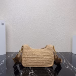 Prada Re-Edition 2005 Shoulder Bag In Beige Raffia - Image 7