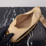 Prada Re-Edition 2005 Shoulder Bag In Beige Raffia - Image 4