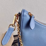 Prada Re-Edition 2005 Shoulder Bag In Blue Saffiano Leather - Image 8