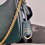 Prada Re-Edition 2005 Shoulder Bag In Green Saffiano Leather - Image 4