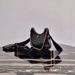 Prada Re-Edition 2005 Shoulder Bag In Black Saffiano Leather - Image 5