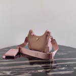 Prada Re-Edition 2005 Shoulder Bag In Pink Saffiano Leather - Image 4