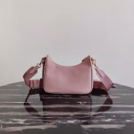 Prada Re-Edition 2005 Shoulder Bag In Pink Saffiano Leather - Image 5