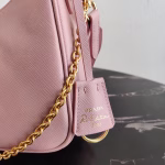Prada Re-Edition 2005 Shoulder Bag In Pink Saffiano Leather - Image 6