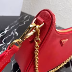 Prada Re-Edition 2005 Shoulder Bag In Red Saffiano Leather - Image 5