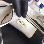 Prada Backpack In White Grained Calfskin - Image 5