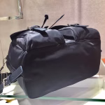 Prada Navy Blue Nylon Backpack With Clutch - Image 3