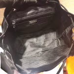 Prada Black Nylon Backpack With Clutch - Image 5