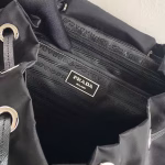 Prada Black Nylon Backpack With White Metal Studs - Image 8