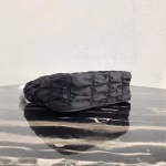 Prada Mini Hobo Bag In Black Nylon and Leather - Image 7
