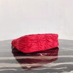 Prada Mini Hobo Bag In Red Nylon and Leather - Image 4
