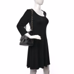 Caviar Quilted Jumbo Double Flap Black - Image 2