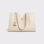 CABAS 16 IN SMOOTH CALFSKIN LIMESTONE