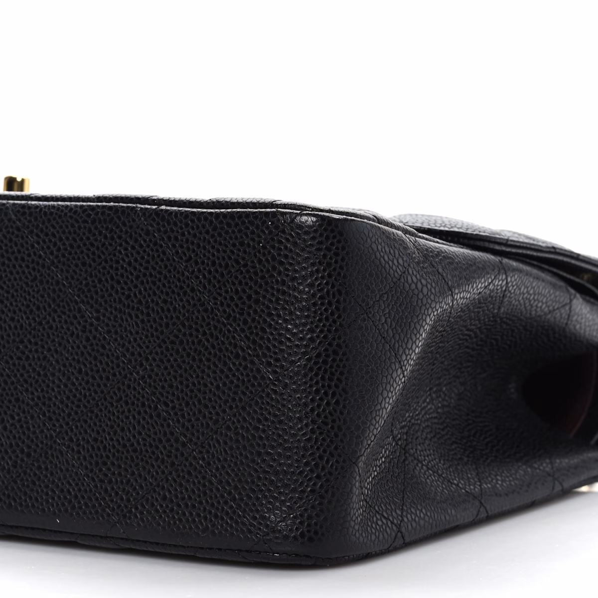Caviar Quilted Jumbo Double Flap Black - Image 4
