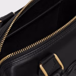 SMALL BOSTON CUIR TRIOMPHE IN SMOOTH CALFSKIN BLACK - Image 4