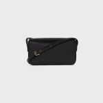 TRIOMPHE SHOULDER BAG IN SHINY CALFSKIN BLACK - Image 3