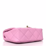 Caviar Quilted Mini Sweetheart Flap Lilas - Image 4