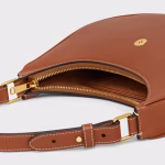 AVA TRIOMPHE SOFT BAG IN SMOOTH CALFSKIN TAN - Image 4