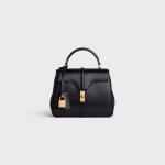 IN SATINATED CALFSKIN BLACK