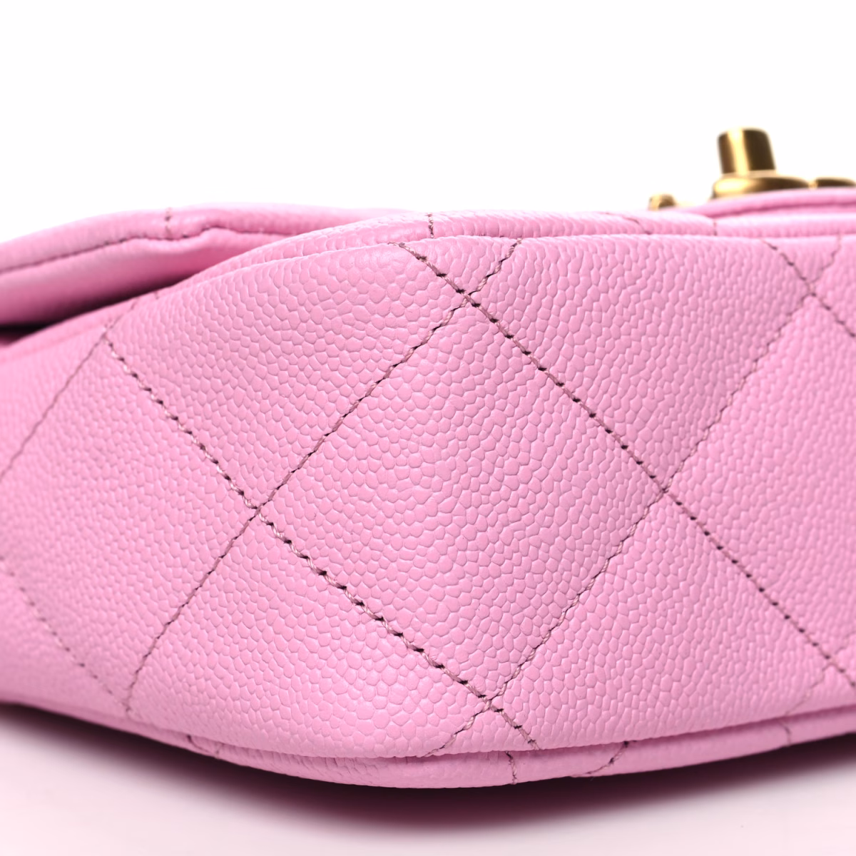 Caviar Quilted Mini Sweetheart Flap Lilas - Image 9
