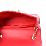 Lambskin Quilted Mini Rectangular Flap Red - Image 8
