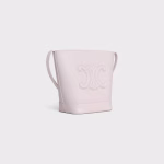 SMALL BUCKET CUIR TRIOMPHE IN SMOOTH CALFSKIN POUDR? - Image 2