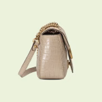 GG Marmont small crocodile shoulder bag - Image 7