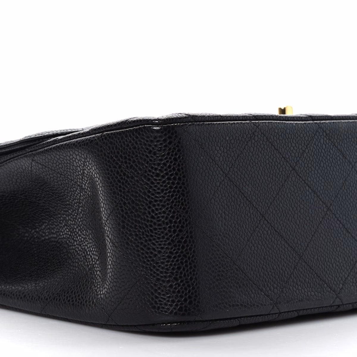 Caviar Quilted Jumbo Double Flap Black - Image 5