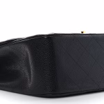 Caviar Quilted Jumbo Double Flap Black - Image 5
