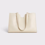 CABAS 16 IN SMOOTH CALFSKIN LIMESTONE - Image 3