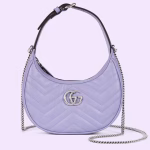 GG Marmont half-moon-shaped mini bag