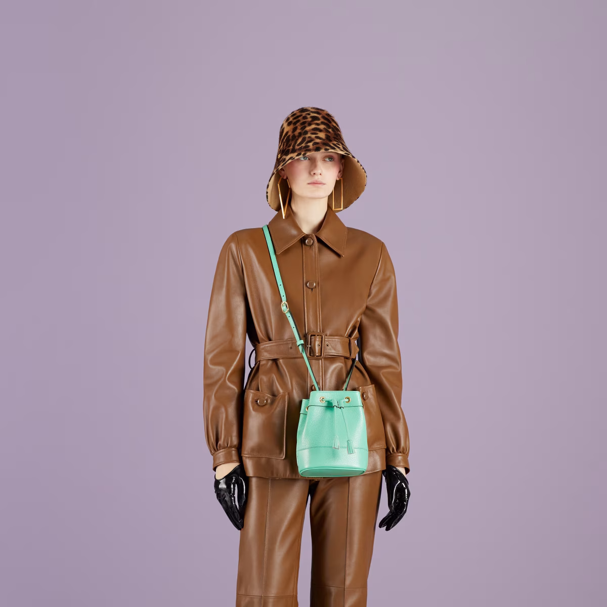 Ophidia mini bucket bag with Double G - Image 2