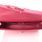 NEW ARRIVAL-Patent Maxi Quilted Double Flap Dark Pink - Image 4