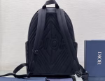 Dior Explorer Backpack In Black CD Diamond Mirage Ski Capsule Nylon - Image 10