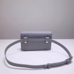 Dior 30 Montaigne 2 In 1 Belt Bag In Grey Calfskin - Image 5