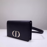 Dior 30 Montaigne 2 In 1 Belt Bag In Black Calfskin - Image 2