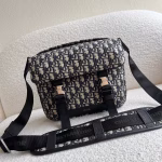 Dior Explorer Messenger Bag In Black Dior Oblique Jacquard - Image 4