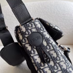 Dior Explorer Messenger Bag In Black Dior Oblique Jacquard - Image 6