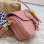 Dior Small Bobby Bag In Dark Nude Calfskin - Image 6