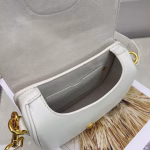 Dior Small Bobby Bag In White Calfskin - Image 5