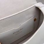 Dior Small Bobby Bag In White Calfskin - Image 9
