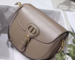 Dior Medium Bobby Bag In Warm Taupe Calfskin - Image 2