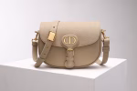 Dior Medium Bobby Bag In Beige Grained Calfskin - Image 5