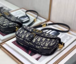 Dior Bobby East-West Bag In Blue Dior Oblique Canvas - Image 6